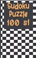 Sudoku Puzzle 100 s1: Sudoku 100 Puzzles with Solutions