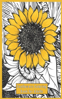 Sunflowers Coloring Book for Adults