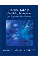 Essentials of Probabilty & Statistics for Engineers & Scientists