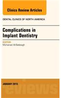 Complications in Implant Dentistry, An Issue of Dental Clinics of North America