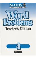 Maths Plus Word Problems 4: Teacher's Book