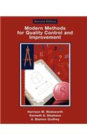 Modern Methods for Quality Control and Improvement