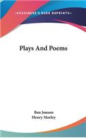 Plays And Poems