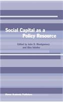 Social Capital as a Policy Resource