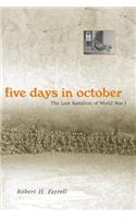 Five Days in October