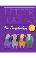 Letter Tracing for Preschoolers 4 Cows: Letter Tracing Book Practice for Kids Ages 3+ Alphabet Writing Practice Handwriting Workbook Kindergarten toddler