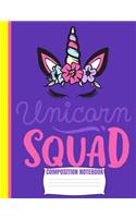 UNICORN SQUAD Composition Notebook