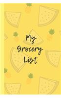 My Grocery List