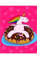 Unicorn Donut Notebook