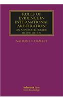 Rules of Evidence in International Arbitration