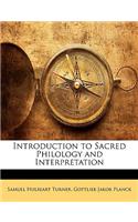 Introduction to Sacred Philology and Interpretation