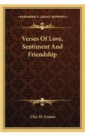 Verses Of Love, Sentiment And Friendship: (English)