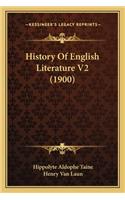 History Of English Literature V2 (1900)