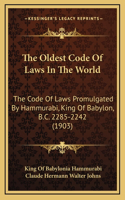 Oldest Code Of Laws In The World