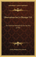 Observations Sur La Physique V41