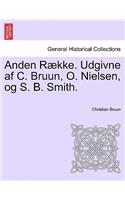 Anden Række. Udgivne af C. Bruun, O. Nielsen, og S. B. Smith. Femte Bind