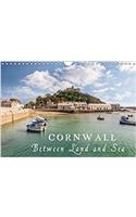 Cornwall - Between Land and Sea 2018: Discover the fascinating coastlines, the rough beauty and the purity of Cornwall.(Calvendo Places)