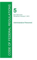 Code of Federal Regulations Title 5, Volume 3, January 1, 2015: (English)