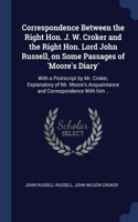 Correspondence Between the Right Hon. J. W. Croker and the Right Hon. Lord John Russell, on Some Passages of 'Moore's Diary': With a Postscript by Mr. Croker, Explanatory of Mr. Moore's Acquaintance and Correspondence With him ..