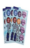 Vacation Bible School (Vbs) 2020 Knights of North Castle Foil Stickers (Pkg of 88): Quest for the King's Armor