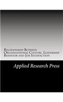 Relationship Between Organizational Culture, Leadership Behavior and Job Satisfaction