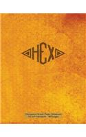Hexagonal Graph Paper Notebook 1/2 inch hexagons - 160 pages