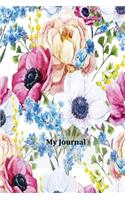 My Journal: Floral Arrangement, Blank Lined Diary / Journal / Notebook (6): Floral Arrangement, Blank Lined Diary / Journal / Notebook (6)