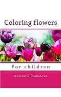 Coloring flowers