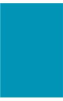 Journal Plastic Blue Color Simple Plain Blue