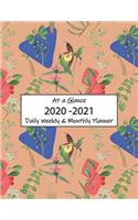 At a Glance 2020-2021 Daily Weekly & Monthly Planner