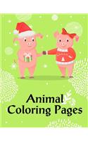 Animal Coloring Pages: coloring books for boys and girls with cute animals, relaxing colouring Pages(1 Sport Kids)