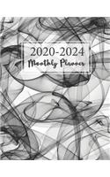 2020-2024 Five Year Planner: Monochrome Cover - Plan and Schedule Your Next Five Years Appointment Book - 5 Year Planner - 60 Months Calendar Agenda and Organizer Logbook and Jo