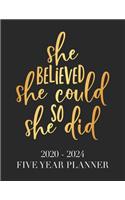 She Believed She Could So She Did