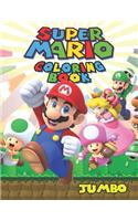 Super Mario JUMBO Coloring Book: 75 Exclusive Illustrations with Mazes and Puzzles