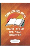 Book Lovers Unite Right After The Next Chapter