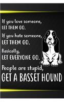 Get A Basset Notebook Journal