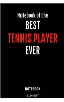 Notebook for Tennis Players / Tennis Player