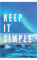 Keep It Simple Notebook