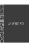 Appointment Book: Featuring daily weekly calendar with 15 minute hourly intervals (7am-9pm) for scheduling, Hair Stylists, Salons, and Nail Salons. (cool mandala)