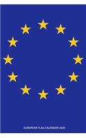 Europe Flag Calendar 2020