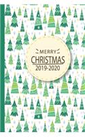 Christmas Notebook: Ruled Notebook Lined School Journal Christmas Tree- 120 Pages - 6 x 9" - White (Composition Books) - Christmas gift