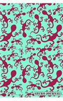 Gecko Journal: For Men, Women and Children (Violet & Light Blue)