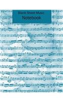 Blank Sheet Music Notebook