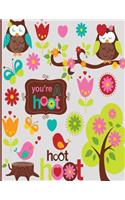 You're a Hoot: For Adults, Teens and Kids Books - Fun, Easy and Relaxing Coloring Pages - Relaxation and Stress Relief Owls Activity Sheets