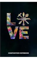 Composition Notebook: I Love Glazier, Birthday Journal for Glass Fitters, Windows Repairers to Write on