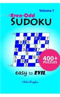 Even-Odd SuDoKu Easy to Evil