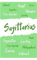 Sagittarius Zodiac Personality Journal: A Blank Lined Zodiac Notebook for the Philosophical Honest Free-Spirited Vibrant Exciting Curious Inquisitive Sagittarius