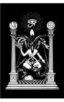 Baphomet: Black Temple - Journal and Notebook(666 Satan, Lucifer, Black Magick, Occult, Wicca Magical Journals)