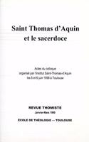 Revue Thomiste - 1/1999
