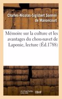 Mémoire Sur La Culture Et Les Avantages Du Chou-Navet de Laponie, Lecture